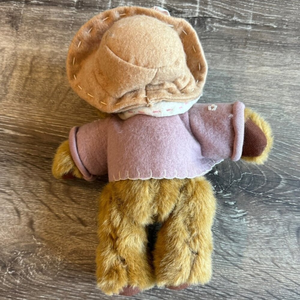 Victorian Russ Berrie Plush Stuffed Teddy Bear with Hat & Coat. - Picture 3 of 5